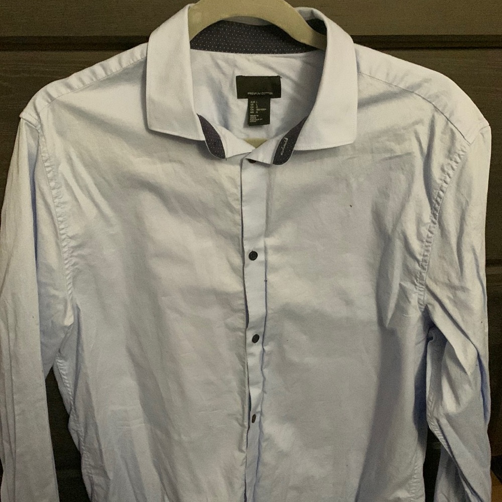 MEN’S H&M PREMIUM COTTON BUTTON DOWN
